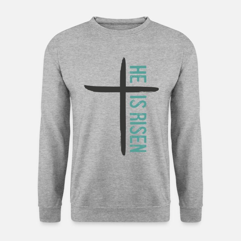 He is Risen - Unisex Sweatshirt - salt & pepper