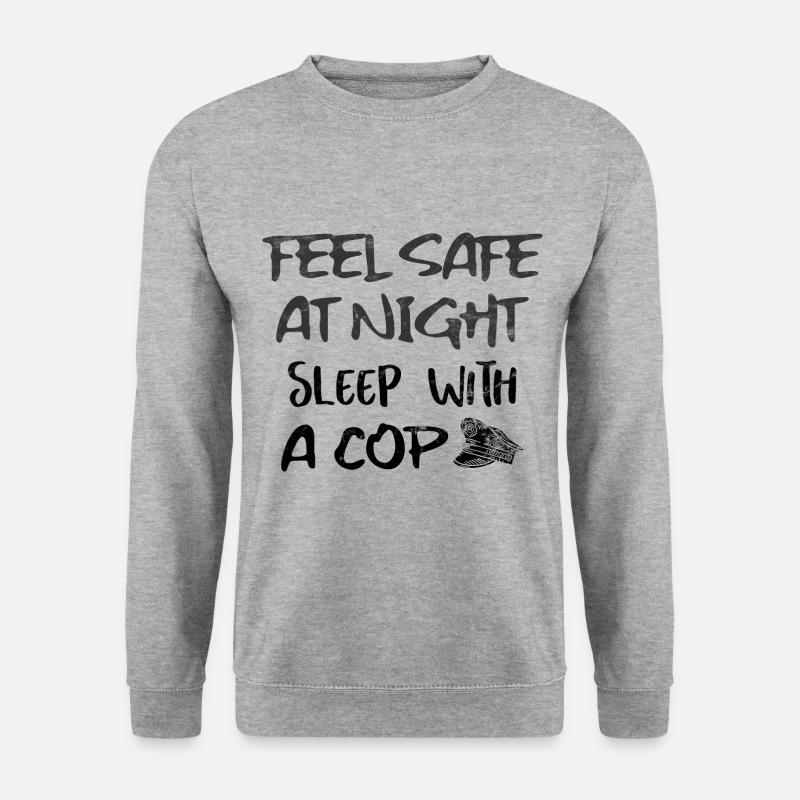 Polizei - Unisex Pullover - Weißgrau meliert