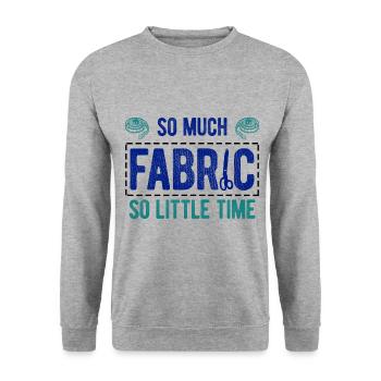Nähen Und Schneidern Für Näher - Unisex Pullover - Weißgrau meliert - Vorne - Alina (178cm) & Michal (187cm)