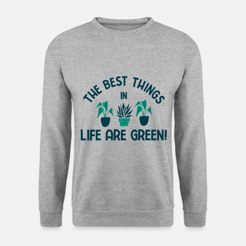 Landschaftsgärtner Hobbygärtner Gärtner - Unisex Pullover - Weißgrau meliert