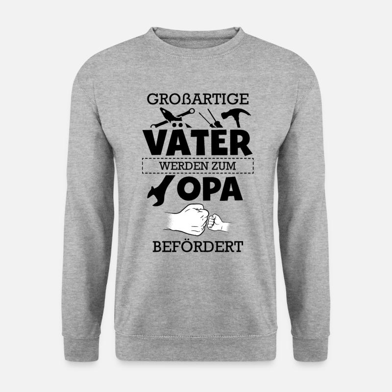 Great dads grandpa - Unisex Sweatshirt - salt & pepper