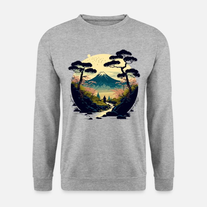 Kirschbaum - Unisex Pullover - Weißgrau meliert