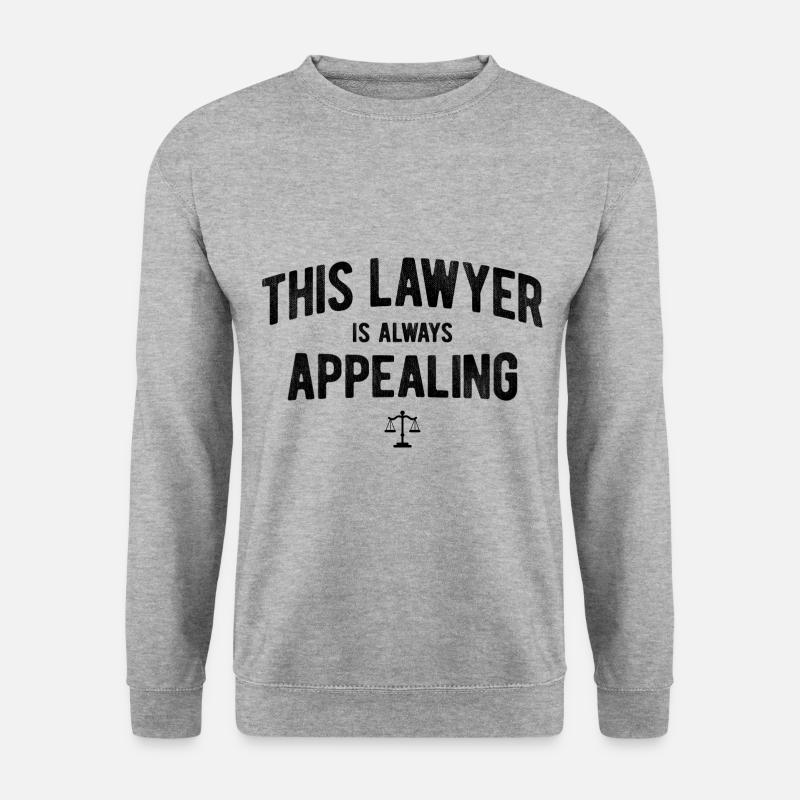 Richter Jurist Anwalt - Unisex Pullover - Weißgrau meliert