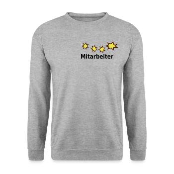 Employé w - Sweat-shirt Unisexe - gris chiné - Devant - Alina (178cm) & Michal (187cm)