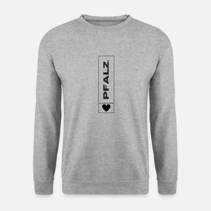 Pfalz - Unisex Pullover - Weißgrau meliert