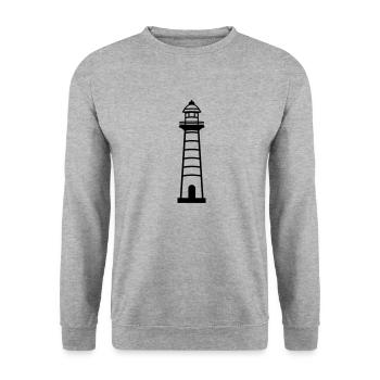 Phare - Sweat-shirt Unisexe - gris chiné - Devant - Alina (178cm) & Michal (187cm)
