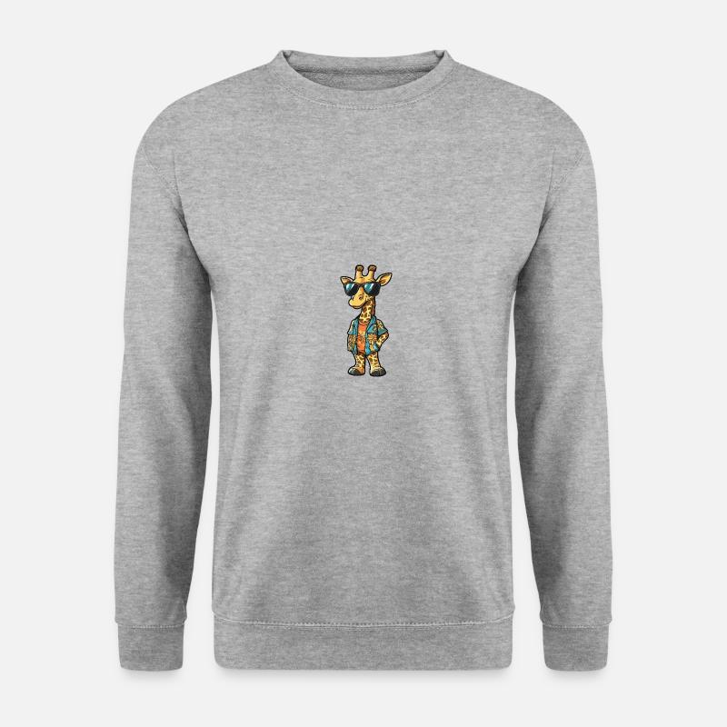 Giraffe Cool Summer - Unisex Sweatshirt - salt & pepper