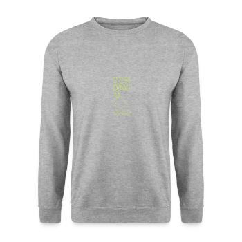 Ist So Ein Schnecken Ding du würdest es nicht - Unisex Pullover - Weißgrau meliert - Vorne - Alina (178cm) & Michal (187cm)