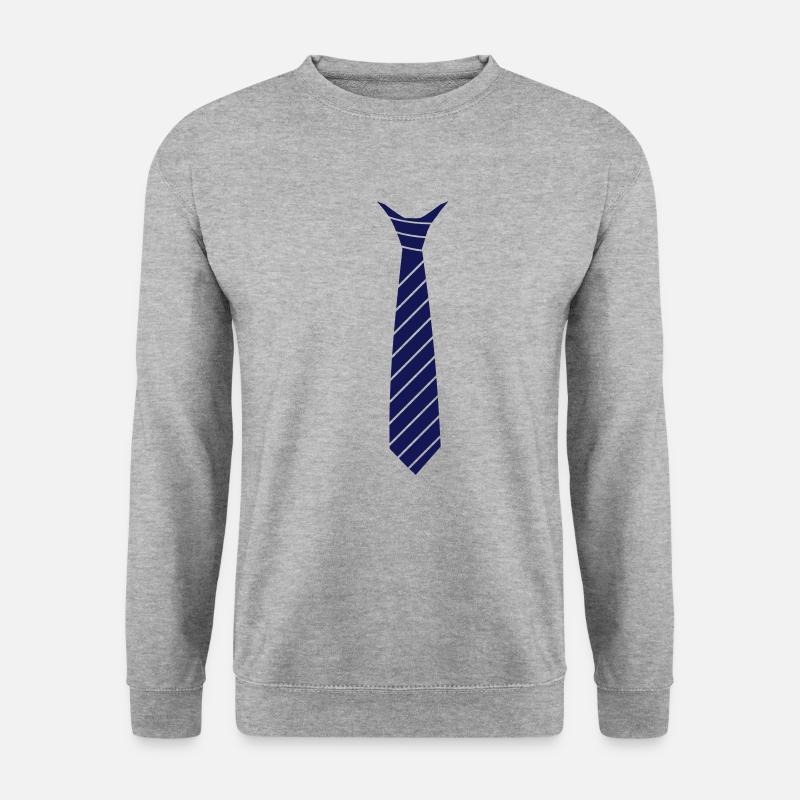 Ties illusion - Unisex Sweatshirt - salt & pepper