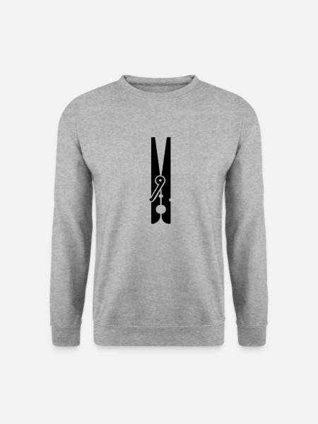 Clothes Peg / Clothes Peg (1c) - Unisex Sweatshirt - salt & pepper