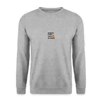Serious Relationship - Unisex Pullover - Weißgrau meliert - Vorne - Alina (178cm) & Michal (187cm)