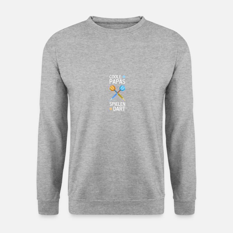 Cool dads playing darts - Unisex Sweatshirt - salt & pepper