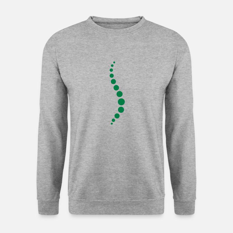 Physio 8 Logo - Unisex Pullover - Weißgrau meliert