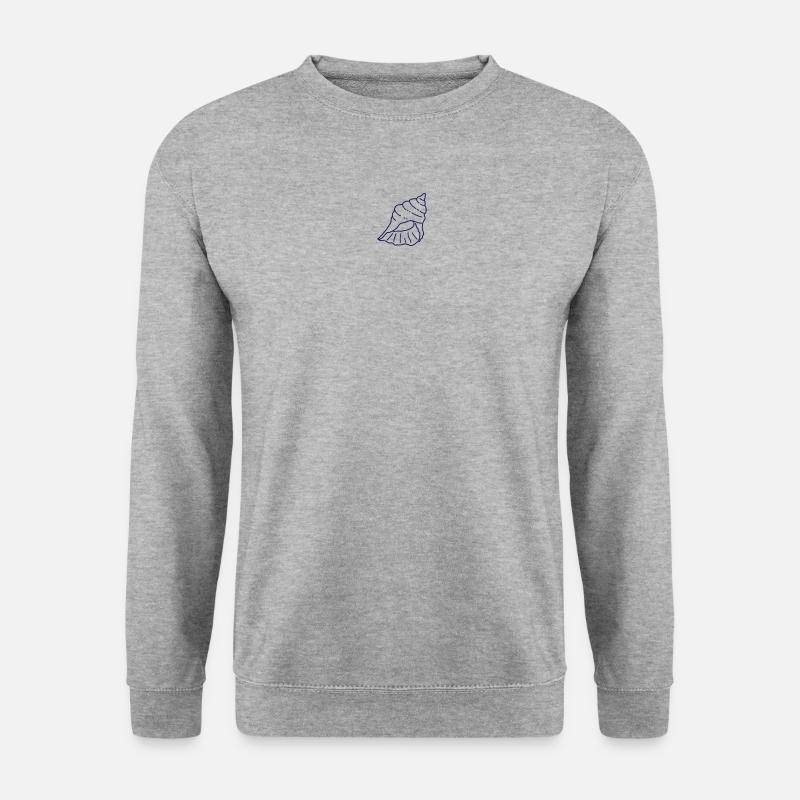 ICN: Muschel 1 - Unisex Pullover - Weißgrau meliert