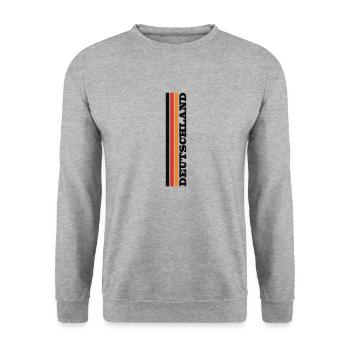 Germany - Sweat-shirt Unisexe - gris chiné - Devant - Alina (178cm) & Michal (187cm)