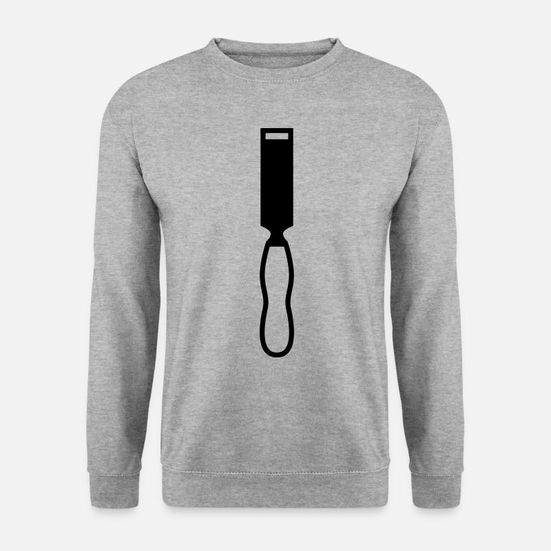 Chisel symbol - Unisex Sweatshirt - salt & pepper