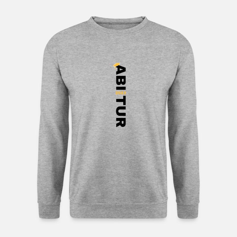 Abitur 2023 Abschluss - Unisex Pullover - Weißgrau meliert