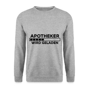 Apotheker Spruch Beruf Lustiges Apotheker Geschenk - Unisex Pullover - Weißgrau meliert - Vorne - Alina (178cm) & Michal (187cm)