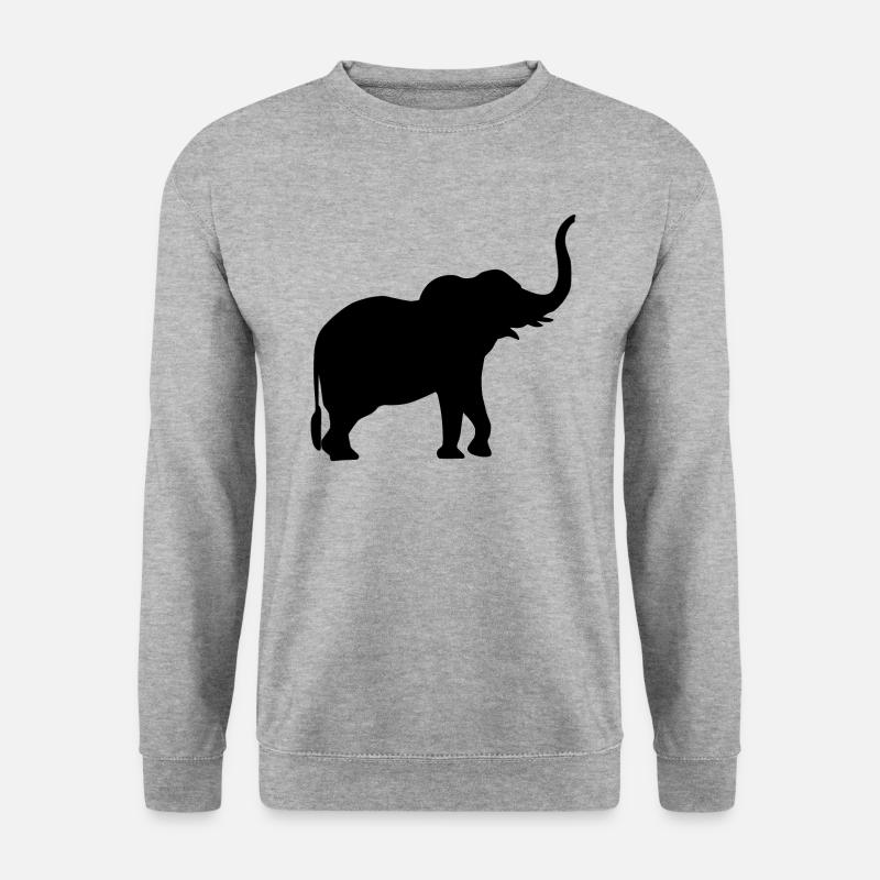 Elephant - Unisex Sweatshirt - salt & pepper