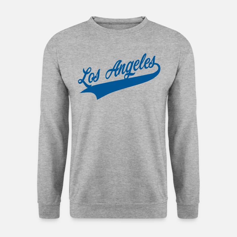 los angeles blue - Unisex Pullover - Weißgrau meliert