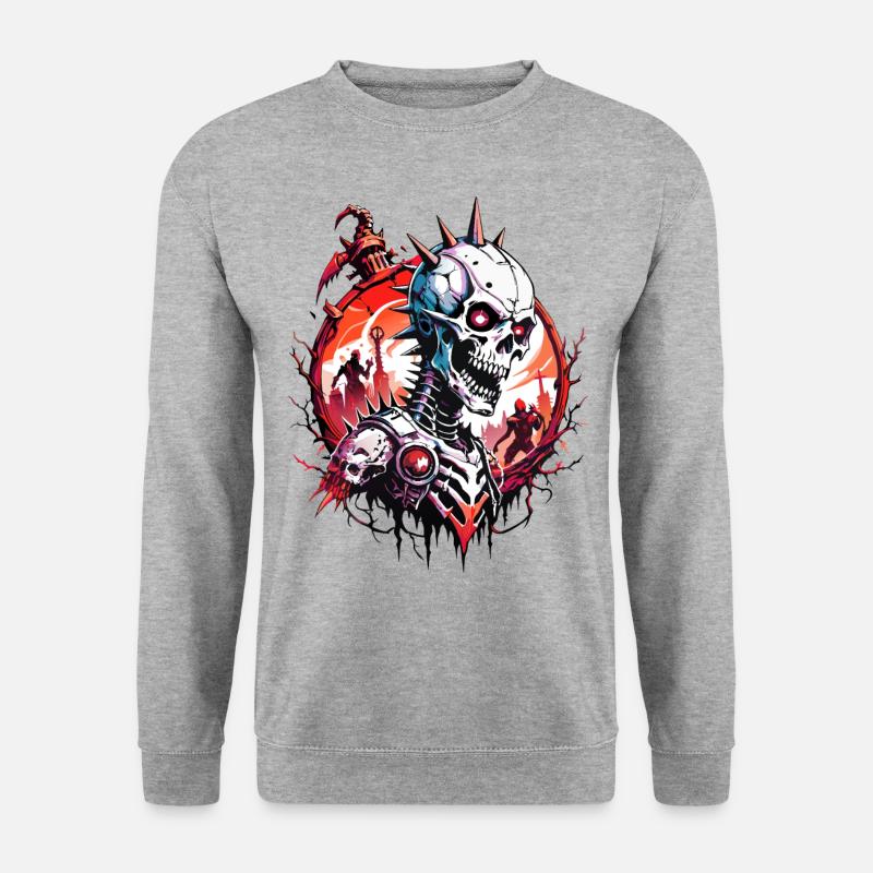 Apocalypse Skull / Skull Doomsday FS0111 - Unisex Sweatshirt - salt & pepper