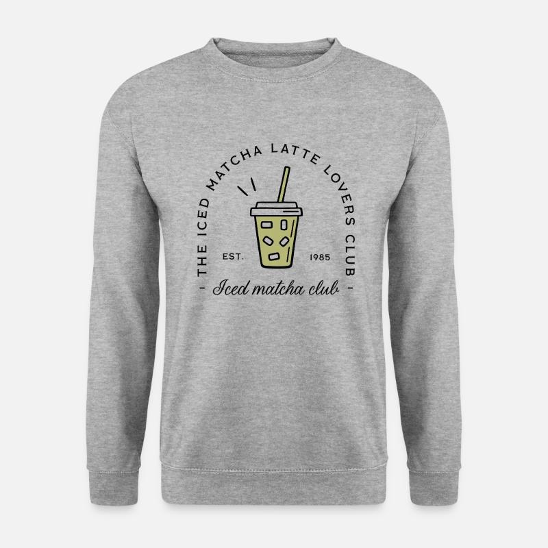 Iced matcha latte lovers - Unisex Sweatshirt - salt & pepper