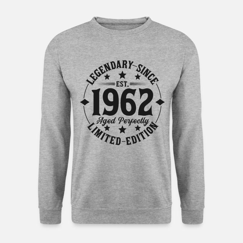 Legendär seit 1962 - Unisex Pullover - Weißgrau meliert