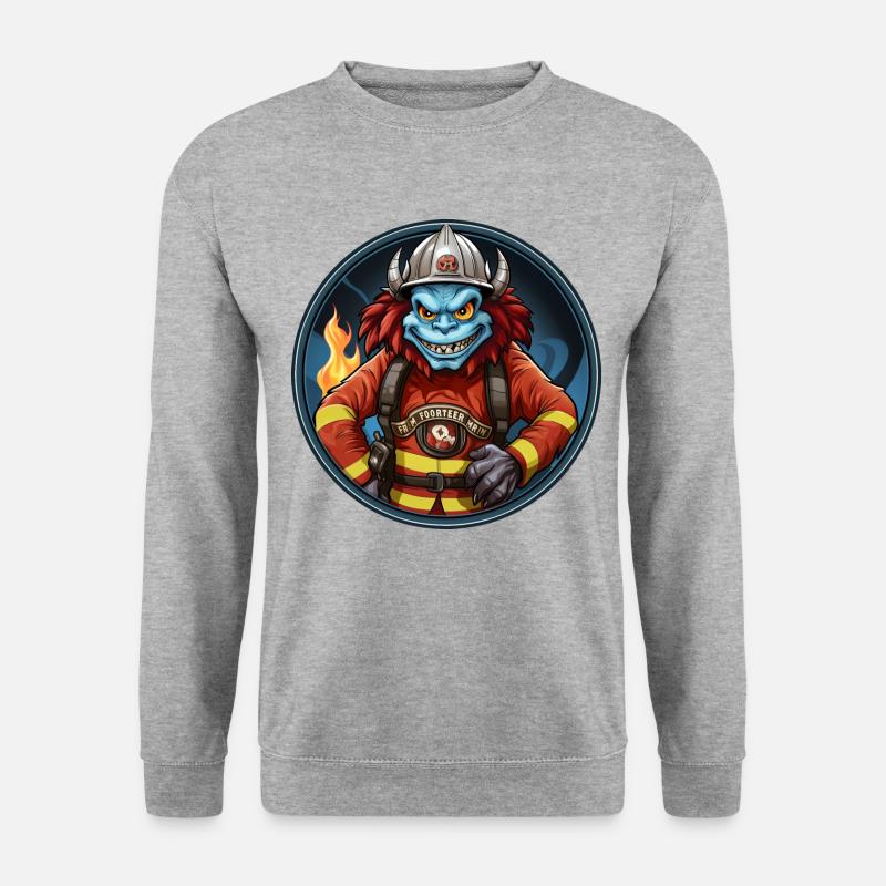 Monster Fire Brigade - Unisex Sweatshirt - salt & pepper