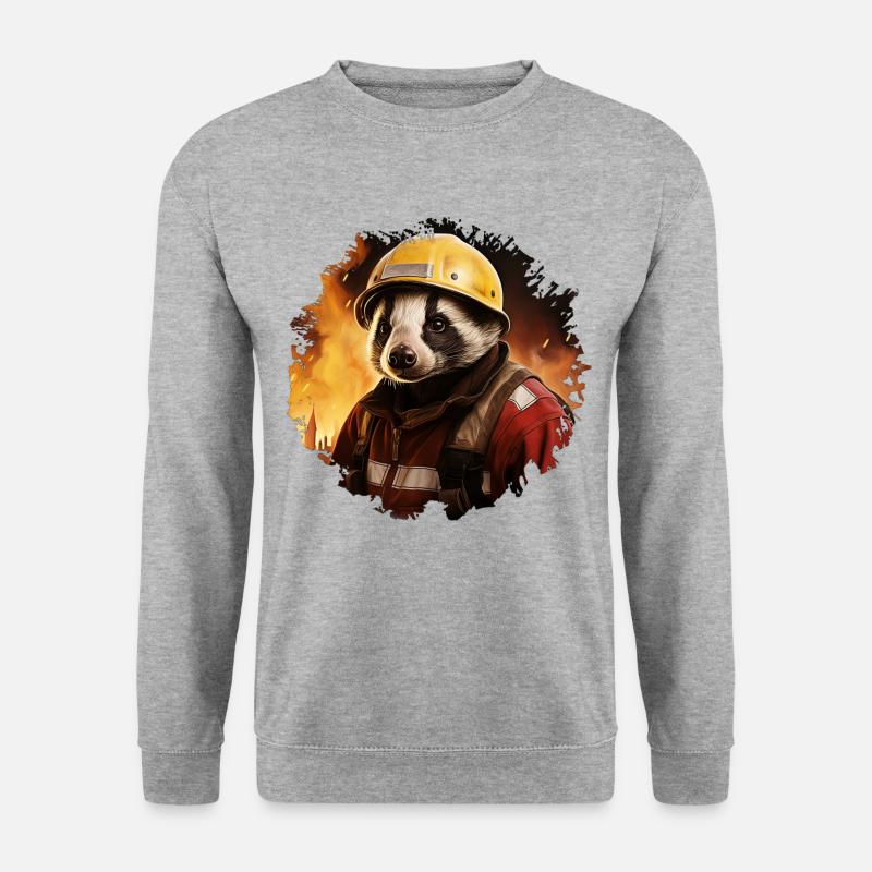 Dachse Fire Brigade - Unisex Sweatshirt - salt & pepper