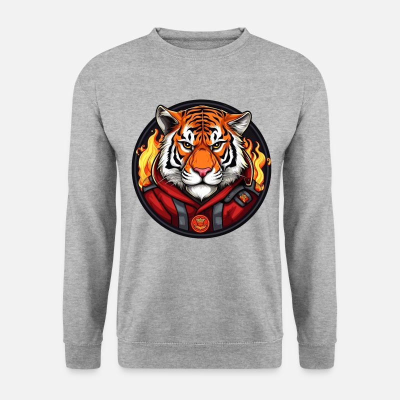 Tiger Fire Brigade - Unisex Sweatshirt - salt & pepper