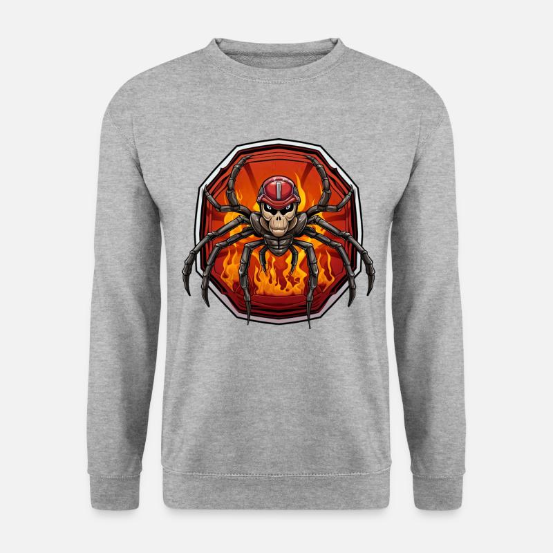 Fire Brigade Spider - Unisex Sweatshirt - salt & pepper