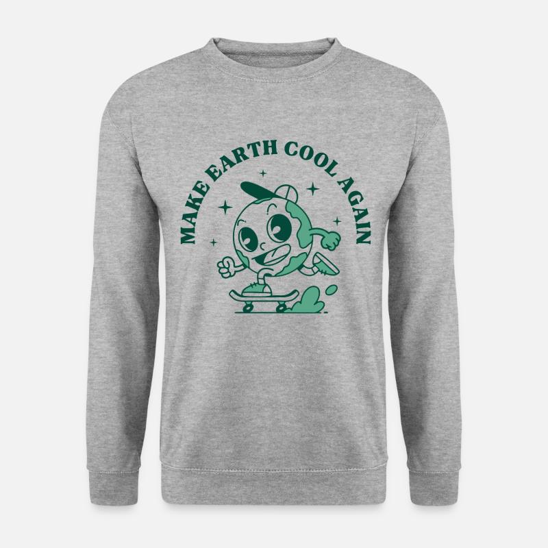 Make Earth Cool Again - Unisex Sweatshirt - salt & pepper