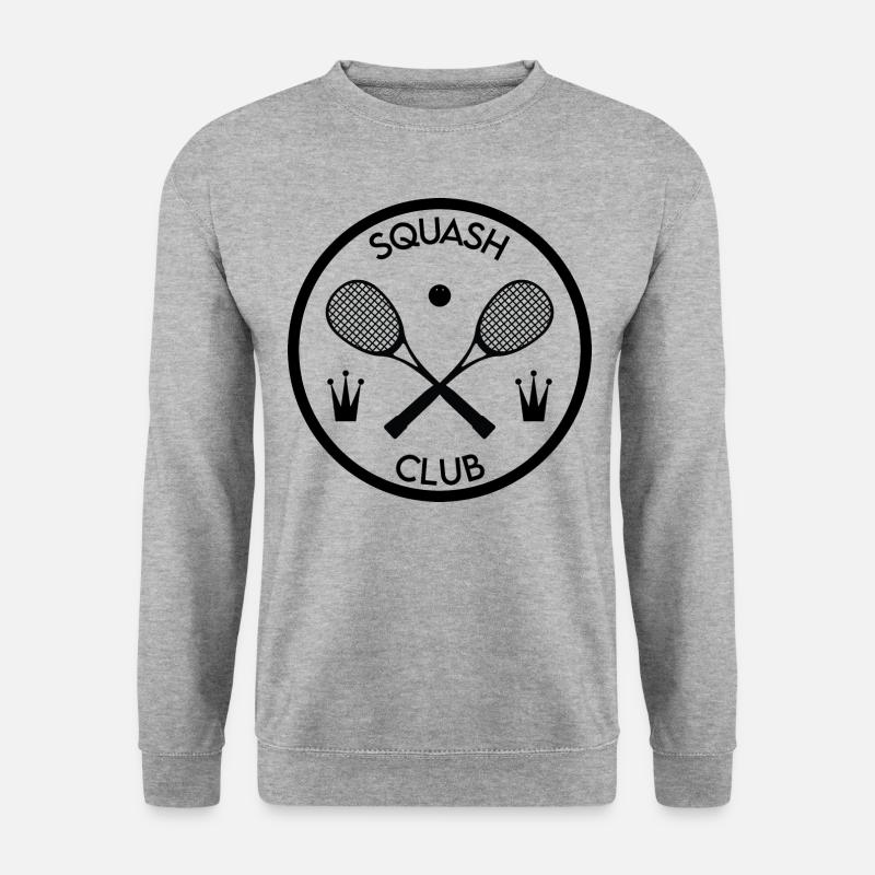 Squash Club - Unisex Pullover - Weißgrau meliert