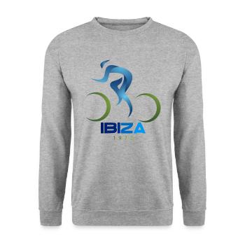 Ibiza - Unisex Pullover - Weißgrau meliert - Vorne - Alina (178cm) & Michal (187cm)