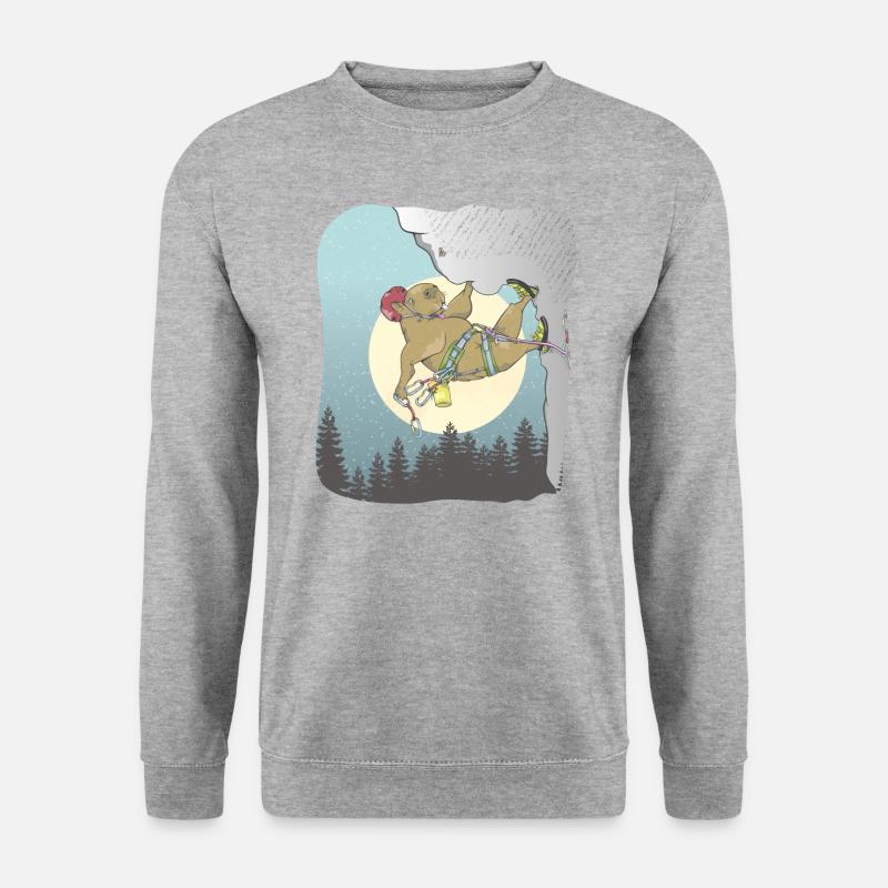 Grimpeurs de Capybara - Sweat-shirt Unisexe - gris chiné