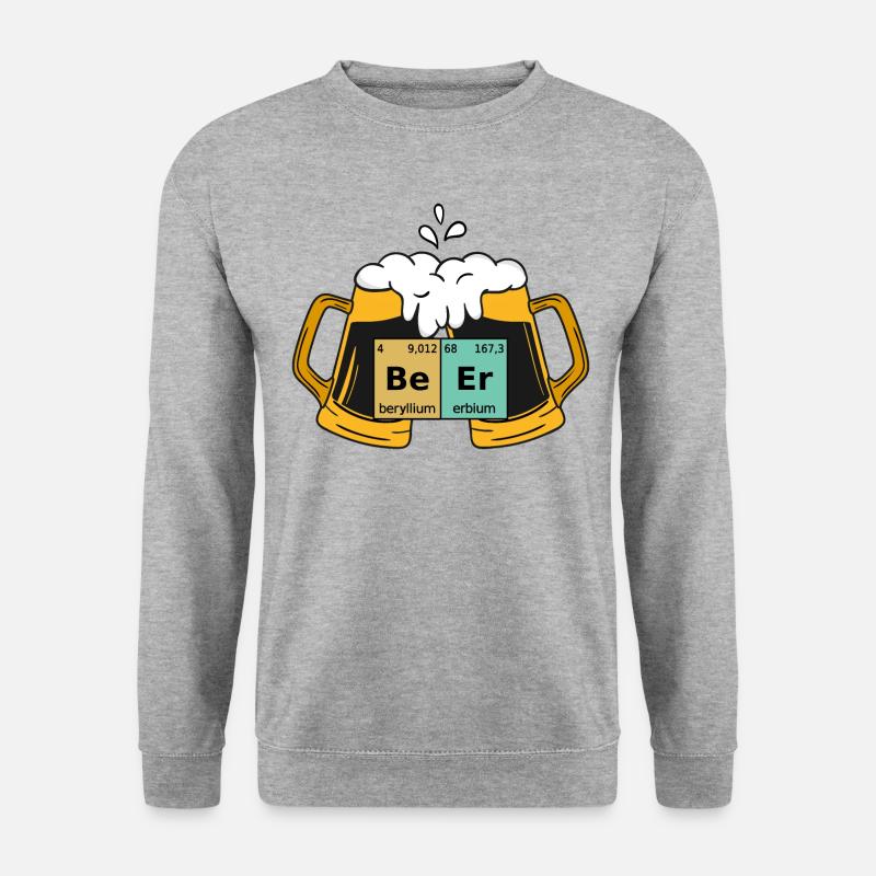 Beer Periodic Table Be Er - Unisex Sweatshirt - salt & pepper