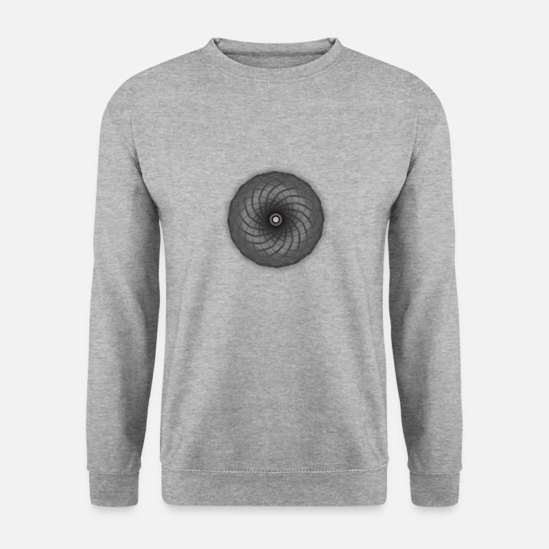 Circle Illusion - Unisex Sweatshirt - salt & pepper
