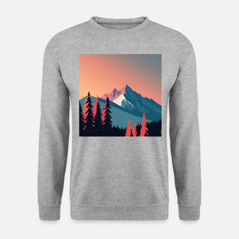 Mountains - Unisex Sweatshirt - salt & pepper