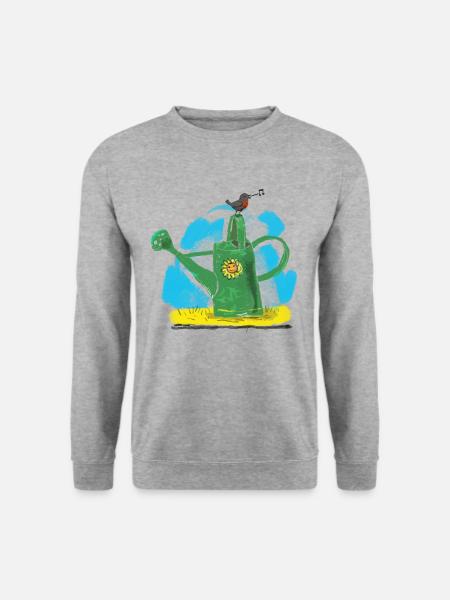 Garden Happiness - Unisex Sweatshirt - salt & pepper
