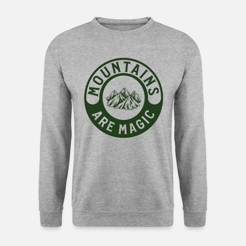 Mountains Are Magic - Unisex Sweatshirt - salt & pepper