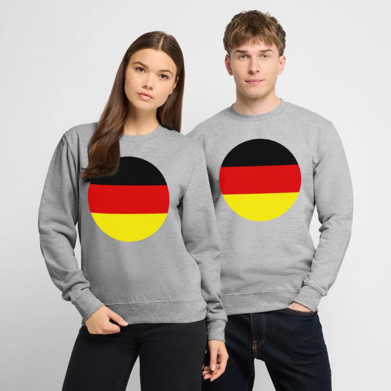 Flag Germany Germany Three Colors Vector Round Unisex Sweatshirt