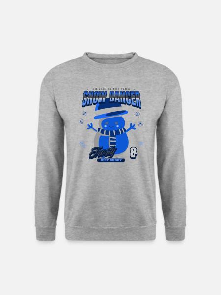 Snow Dancer - SNOWMAN - Unisex Sweatshirt - salt & pepper