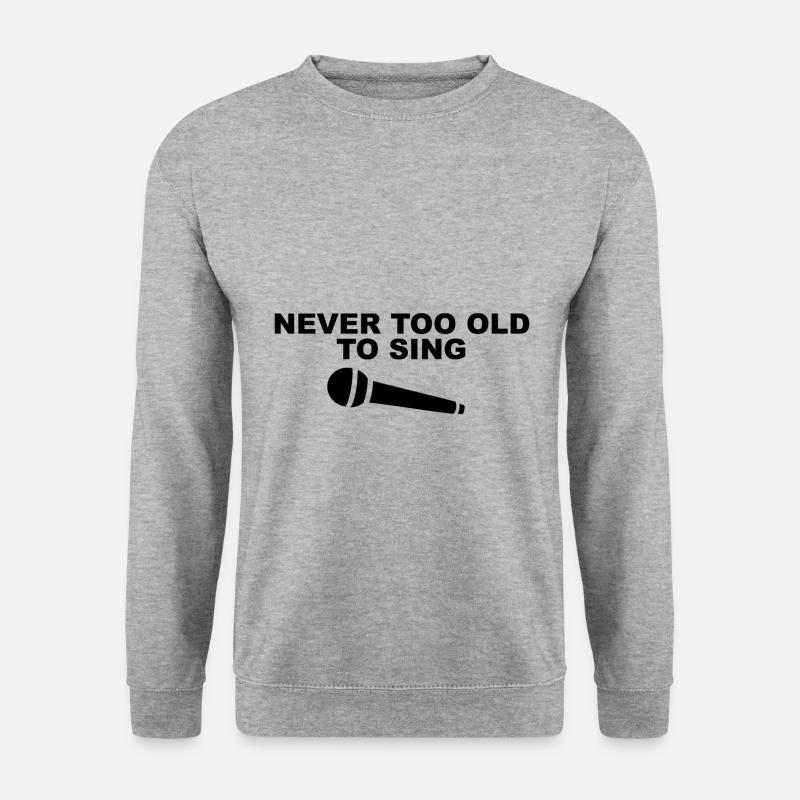 Vocalist - Unisex Pullover - Weißgrau meliert