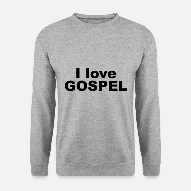 Gospel Gospelchor - Unisex Pullover - Weißgrau meliert