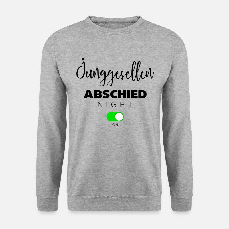 Junggesellen abschied - Unisex Pullover - Weißgrau meliert