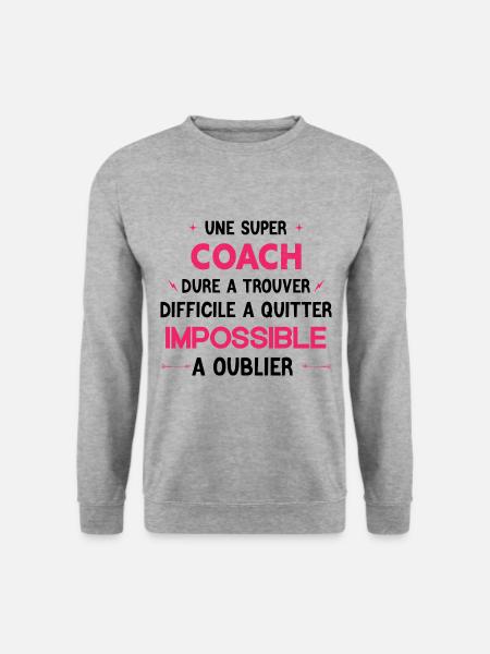 Super Coach - Sweat-shirt Unisexe - gris chiné