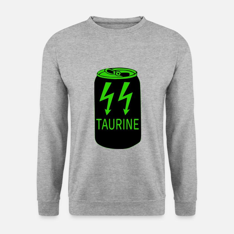 Taurin Drink - Unisex Pullover - Weißgrau meliert