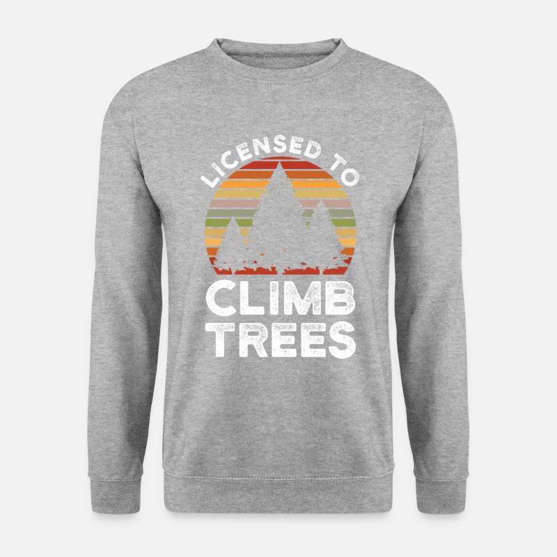 Tree Climbing - Unisex Sweatshirt - salt & pepper