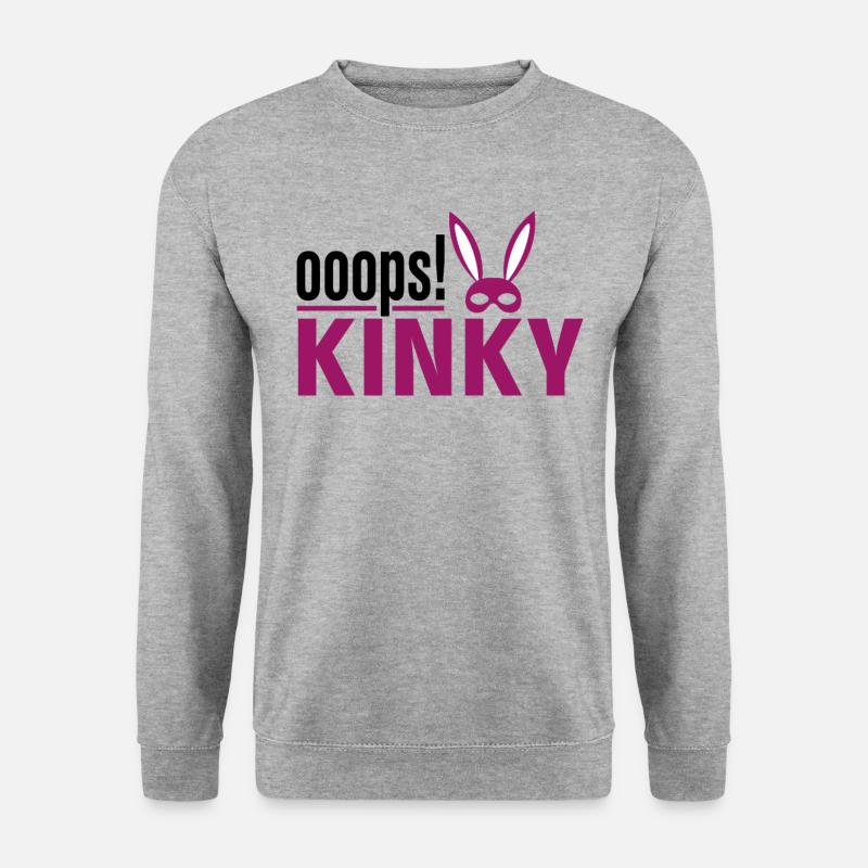 Kinky - Unisex Pullover - Weißgrau meliert