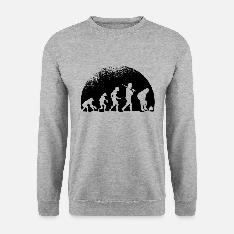 Evolution Curling - Unisex Sweatshirt - salt & pepper